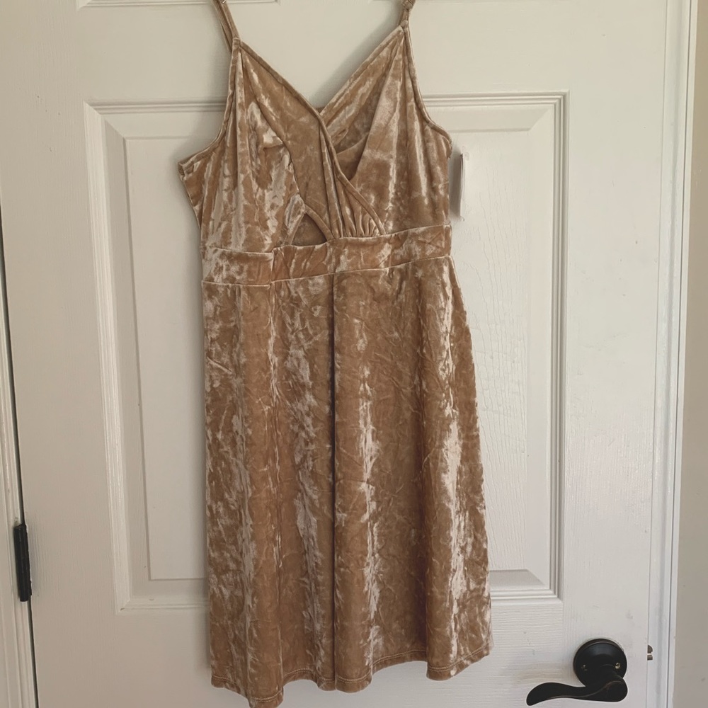 NWT - velvet dress. Fits like a small.